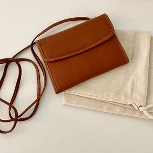 Vintage Coach Swing Wallet 4843 British Tan